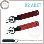 MiaWiki Kişiye Özel Motorcu Anahtarlığı Set, Standart, MH-KAN-MT-11931x2, Nar Çiçeği-Bordo-lacivert, üniseks-yetişkin