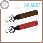 MiaWiki Kişiye Özel Plakalı Motorcu Anahtarlığı, Standart, MH-KAN-MT-4112x2, Nar Çiçeği-Açık Kahve, üniseks-yetişkin