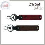 MiaWiki Kız Kardeşe Tekvando Figürlü Anahtarlık, Standart, MH-KAN-38923x2, bordo-koyu kahve, üniseks-yetişkin