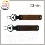 MiaWiki Motor Severe İsim Plaka Kan Grubu Anahtarlık, Standart, MH-KAN-MT-4414x2, Açık Kahve-Koyu Kahve, üniseks-yetişkin