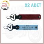 MiaWiki Motor Severler Anahtarlık İsim Plaka Kan Grubu, Standart, MH-KAN-MT-4235x2, Gök Mavi-Bordo, üniseks-yetişkin