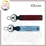 MiaWiki Motor Severler Anahtarlık İsim Plaka Kan Grubu, Standart, MH-KAN-MT-4435x2, Gök Mavi-Bordo, üniseks-yetişkin