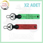 MiaWiki Motor Severlere İsim Plaka Kan Grubu Anahtarlık, Standart, MH-KAN-MT-5315x2, Nar Çiçeği-Fıstık Yeşil, üniseks-yetişkin