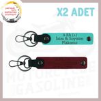 MiaWiki Motor Tutkunlarına Özel İsim Plaka Anahtarlık, Standart, MH-KAN-MT-4359x2, Turkuaz-Bordo, üniseks-yetişkin