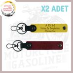 MiaWiki Motor Tutkunlarına Özel İsim Plaka Anahtarlık, Standart, MH-KAN-MT-4947x2, Sarı-Bordo, üniseks-yetişkin