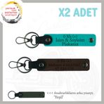 MiaWiki Motor Tutkunlarına Özel İsim Plaka Anahtarlık, Standart, MH-KAN-MT-9650x2, Koyu Turkuaz-Koyu Kahve-yeşil, üniseks-yetişkin