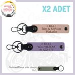 MiaWiki Motor Tutkunlarına Özel İsim Plaka Kan Grubu Anahtarlık, Tek Ebat, MH-KAN-MT-11247x2, Yavruağzı-Mor Menekşe-gri, üniseks-yetişkin