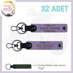MiaWiki Motor Tutkunlarına Özel İsim Plaka Kan Grubu, Standart, MH-KAN-MT-9919x2, Mor Menekşe-yeşil, üniseks-yetişkin