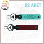 MiaWiki Motor Tutkununa Özel İsim Plaka Anahtarlık, Standart, MH-KAN-MT-5359x2, Turkuaz-Bordo, üniseks-yetişkin