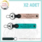 MiaWiki Motorcu Yolculara Özel İsim Plaka Kan Grubu, Standart, MH-KAN-MT-11232x2, Yavruağzı-Koyu Turkuaz-lacivert, üniseks-yetişkin
