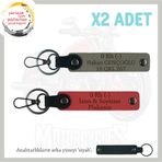 MiaWiki Motorcular İçin Kişiselleştirilmiş Anahtarlık, Standart, MH-KAN-MT-10958x2, Nar Çiçeği-Kül Gri-siyah, üniseks-yetişkin