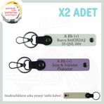 MiaWiki Motorcular İçin Kişiselleştirilmiş Anahtarlık, Standart, MH-KAN-MT-5843x2, Mor Menekşe-Beyaz-sütlü kahve, üniseks-yetişkin