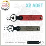 MiaWiki Motorcular İçin Kişiselleştirilmiş Anahtarlık, Standart, MH-KAN-MT-8958x2, Nar Çiçeği-Kül Gri-siyah, üniseks-yetişkin