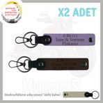 MiaWiki Motorcular İçin Kişiselleştirilmiş Anahtarlık, Standart, MH-KAN-MT-9843x2, Mor Menekşe-Beyaz-sütlü kahve, üniseks-yetişkin
