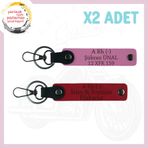 MiaWiki Motorsiklet Kullanıcılarına Özel Anahtarlık, Standart, MH-KAN-MT-4881x2, Kırmızı-Pembe, üniseks-yetişkin