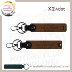 MiaWiki Motosiklet Anahtarlık İsim Plaka Kan Grubu, Standart, MH-KAN-MT-10446x2, Açık Kahve-lacivert, üniseks-yetişkin