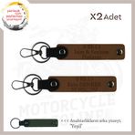 MiaWiki Motosiklet Anahtarlık İsim Plaka Kan Grubu, Standart, MH-KAN-MT-10484x2, Açık Kahve-yeşil, üniseks-yetişkin