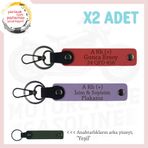 MiaWiki Motosiklet Anahtarlık İsim Plaka Kan Grubu, Standart, MH-KAN-MT-5971x2, Nar Çiçeği-Mor Menekşe-yeşil, üniseks-yetişkin