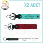 MiaWiki Motosiklet Anahtarlık İsim Plaka Kan Grubu, Standart, MH-KAN-MT-6833x2, Kırmızı-Turkuaz-yeşil, üniseks-yetişkin