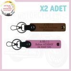 MiaWiki Motosiklet Aşıkları İçin İsim Plaka Anahtarlık, Standart, MH-KAN-MT-4818x2, Açık Kahve-Pembe, üniseks-yetişkin