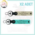MiaWiki Motosiklet Aşıklarına Özel Anahtarlık, Standart, MH-KAN-MT-5157x2, Sütlü Kahve-Turkuaz, üniseks-yetişkin