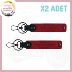 MiaWiki Motosiklet Maceracılarına Acil Durum Anahtarlığı, Standart, MH-KAN-MT-4887x2, Kırmızı, üniseks-yetişkin