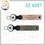 MiaWiki Motosiklet Maceracılarına İsim Plaka Anahtarlık, Standart, MH-KAN-MT-4969x2, Yavruağzı-Kül Gri, üniseks-yetişkin