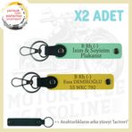 MiaWiki Motosiklet Severlere Özel İsim Plaka Kan Grubu, Standart, MH-KAN-MT-9338x2, Yeşil-Sarı-lacivert, üniseks-yetişkin