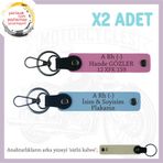 MiaWiki Motosiklet Tutkunları İsim Plaka Kan Grubu Anahtarlık, Standart, MH-KAN-MT-6560x2, Gök Mavi-Pembe-sütlü kahve, üniseks-yetişkin