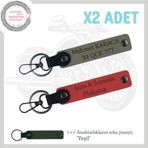 MiaWiki Özel Günler için Şık Anahtarlık Set, Standart, MH-KAN-MT-11960x2, Nar Çiçeği-Kül Gri-yeşil, üniseks-yetişkin