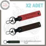 MiaWiki Plaka & İsimli Anahtarlık Nar Çiçeği-K Kahve, Standart, MH-KAN-MT-11950x2, Nar Çiçeği-Koyu Kahve-yeşil, üniseks-yetişkin
