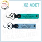 MiaWiki Sürücülere Özel İsim Plaka Kan Grubu Anahtarlık, Standart, MH-KAN-MT-4252x2, Koyu Turkuaz-Gök Mavi, üniseks-yetişkin