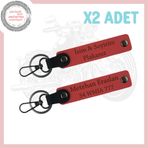MiaWiki Yol Maceracıları İçin Plaka ve İsim Yazılı Anahtarlık, Standart, MH-KAN-MT-4129x2, Nar Çiçeği, üniseks-yetişkin