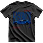Miba Store Ford Mustang Fastbacktasarımlı Kaliteli Baskılı Tişört - Siyah - XS