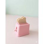 Mibe.co Çocuklar Için Mini Oyuncak Ekmek Kızartma Makinesi Mutfak Oyuncağı Eğitici Oyuncak - Pembe