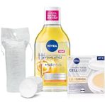Micellar Makyaj Temizleme Suyu 400Ml Cellular Expert Cushion Yüz Güneş Krem,Açık Ton,Pamuk Hediye