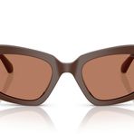 Michael Kors Eyewear Kadın Mk2234b Le Praz Kedi Gözü Güneş Gözlüğü, Küçük Hindistan Cevizi/Küçük Hindistan Cevizi Katı, 50 mm