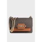 Michael Kors Logolu Zincir Askılı Heather Çanta Bayan Çanta 32S2G7HC0B 252 - Kahve