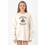 Michael Myers Butcher Shop Ekru Kadın 2ip Sweatshirt
