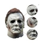 Michael Myers Lateks Maske - Gri - Beyaz