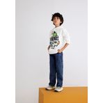 Mickey and Friends Baskılı Beyaz Sweatshirt 6S10089-620 Beyaz-620 5-6