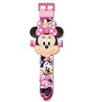 MICKEY & MINNIE Projeksiyonlu Saat 24 Farklı Karakteri Duvara Yansıtır