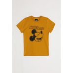 Mickey Mouse D4797-2 Altın Erkek Çocuk T-Shirt
