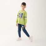 Mickey Mouse D4820-3 Erkek Çocuk Eşofman Takımı Kırmızı - 8 - 9 Yaş - Fıstık Yeşili