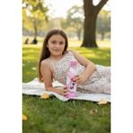 Mickey Mouse Lisanslı Batik Desenli Termos Şişe (500ML) - Pembe - Beyaz - 500 ml
