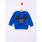 Mickey Mouse Lisanslı Bebek Sweatshirt 18334 - Koyu Saks - 1 - 1,5 Yaş