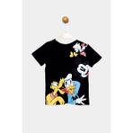 Mickey Mouse Lisanslı Bebek Tişört - 3 Yaş - 001-Siyah