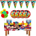 Mickey Mouse Miki Doğum Günü Parti Süsleri Süsleme Seti - 32 KİŞİLİK