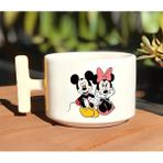 Mickey ve Minnie Mouse Baskılı Beyaz T Kulplu Kupa Bardak - 1 Adet - 199 ml