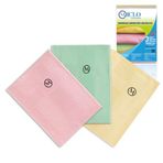 MICLO CLEANING | Mikrofiber Temizlik Bezi 3'lü Set | Sihirli Bez | Cam, Ayna Bezi | Soft Seri (30x40)